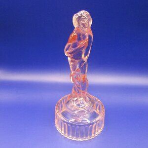 Cambridge Pink Glass Nymph Figurine